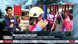 44 Relawan Damkar Ikuti Jakarta Fire Safety Challenge 2025 #Beritasatu