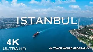 Istanbul 4K 🇹🇷 | Aerial Views of the City of Two Continents 🌍