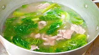 Daily Routines/Making Lettuce Soup With Beef/Healthy Beef Soup Recipe