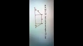 [Math] If AB CD find * and 5 exact length of CD (3 pts)