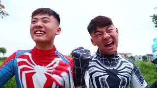 Rescue HULK Family & SPIDERMAN vs DEADPOOL, VENOM RADIATION : Who Is The King Of Super Heroes?