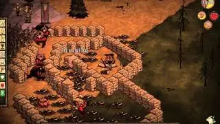 Don't starve - EPIC FAIL fire in the base/effective hound stronghold