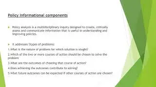 Policy Analysis 
