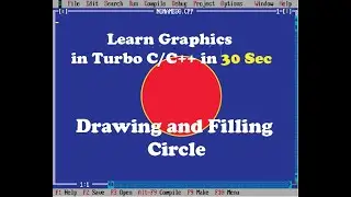 graphics programming in turbo c++ | fakhr world #graphicsprogramminginturboc++