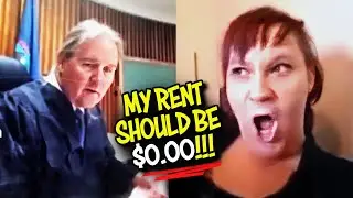 Entitled Karen Evicted&hellip; Epic MELTDOWN in Court as She Demands Free Rent! OUTRAGEOUS