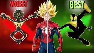 I Ranked Every Fan Made SKINS 😍 Of Spider Fuser In One Video!