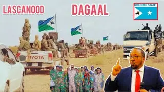 DEG EG Dagaal lascanod laga cabsi qabo iyo firdhiye o ciidamo gadodsan weraren gurigisa xog hoose