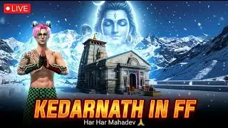 🚩 LIVE: Building KEDARNATH DHAM in Free Fire Craftland! 🙏#freefirelive #kedarnath #vipgamers
