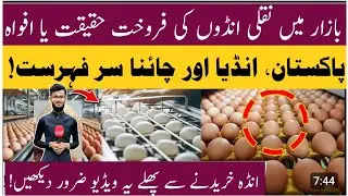 Fake Eggs in Pakistan | Easy Tricks to Identify Real vs Plastic Eggs! | Abdullah Hussain 