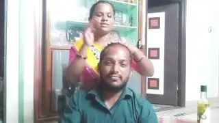 Hi friends / Heavy oiling with  my husband/in telugu