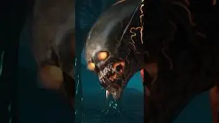 First Sadako, now the Xenomorph?! #dbdshorts #horrorgaming #reaction