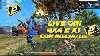 4x4 AO VIVO SEM META / SALA PERSONALIZADA / X1 DOS CRIAS / SALA PREMIADA / 6x6 AO VIVO FREE FIRE