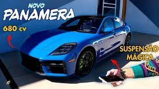 A SUSPENSÃO MAIS INSANA DO MUNDO? Aceleramos o novo Porsche Panamera, o sedã que anda igual Ferrari