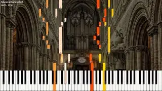 JS Bach - Prelude and Fugue 8 in E flat Minor BWV 877 WTC 2 | Piano Synthesia | Library of Music