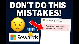 Microsoft Rewards Account Suspended | Dont do this mistakes | Microsoft Rewards Tricks | Redeem