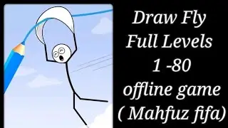 Draw Fly level 1 -80 Full levels | offline gameplay walkthrough || @mahfuzfifa