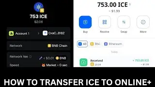 How to transfer your ice coins from any wallet to the online+ platform, step by step guide