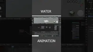 water animation in blender Timelapse tutorial 