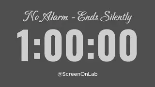 Fan Sound White Noise &ndash; 1 Hour Countdown (NO ALARM)