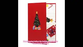 🔥This 3D Christmas Card Will Blow Your Mind &ndash; Holiday Bestseller Alert#popupchristmascard