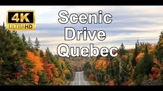 Scenic Fall Foliage Roads of Qu&eacute;bec, Canada 4k
