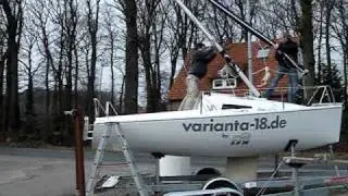Varianta 18 Mast stellen  -  FSA Segelsport