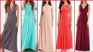 Gorgeous Fabulous And Elegant Stylish Simple Plain Maxi Design 2019 //Fashion Diaries