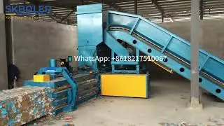 SKBALER Automatic Horizontal Baler for Waste Paper | High-Efficiency from Chinese Factory