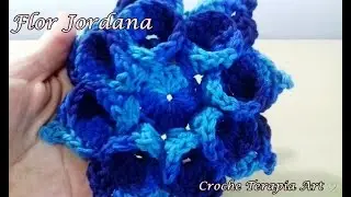 Flor de crochê para aplicação # Flor Jordana