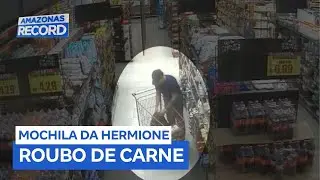 Jovem é preso após furtos em rede de supermercados em Manaus (AM)