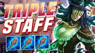 Smite: Triple Staff of Myrddin Team - Joust 3v3 - (GONE WRONG)