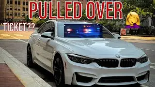 I GOT PULLED OVER!!