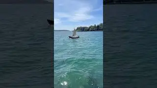 Interesting boat in Sydney Harbour looks like they have spent awhile out at sea 🌊