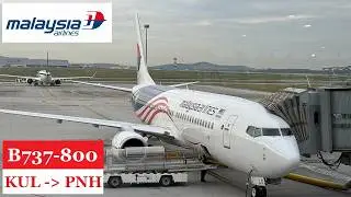 Inside Malaysia Airlines B737-800 Economy &ndash; KL to Phnom Penh - Trip Report #257