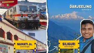 TRAIN SE PAHADON TAK🏔️🏔️| DARJEELING TRIP EP-1🔥| MY 1ST VLOG😊| BE ANKUISTIC