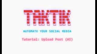 TAKTIK-Bot &mdash; Upload Post/Carousel AI: Generate Images with AI (complete tutorial)