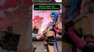 Making my 2XKO Jinx Cosplay Part 2/4 #2xko #Jinx #cosplay #tutorial #crafting