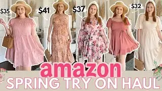 AMAZON SPRING CLOTHING HAUL🌷Amazon Spring Dresses Try On Haul 2022 | Amazon Fashion Spring 2022