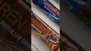 5 delicious flavours // GRENADE protein bars