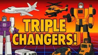 Transformers G1 Triple Changers Sandstorm & Octane HD Commercial (1986)