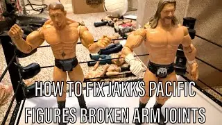 How to fix WWE Jakks Pacific Figures Broken Arms