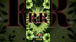 #shorts #RR  letter Name status name&hearts;️||Name art video 😍 ||WhatsApp status #love #couplestatus name
