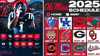 2025 Ole Miss Football Schedule | Full Game Dates & SEC Matchups