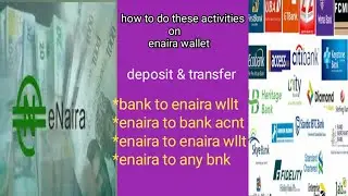 yadda ake deposit & transfer a enaira wallet