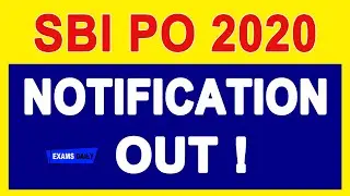 SBI PO 2020 Notification Out | SBI PO | Bank Jobs | SBI PO Application Form 2020