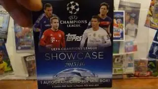 AUTOGRAF - Champions League - Mini Box - SHOWCASE - Karty Topps