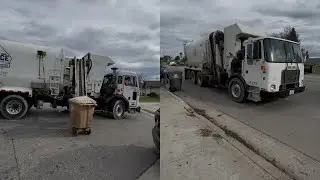 Peterbilt ￼520 am￼rap price disposal + auto car ￼#garbagetruck #peterbilttruck #autocar #trucking