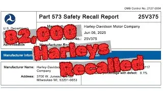 Harley Recalls 82,000 Softails