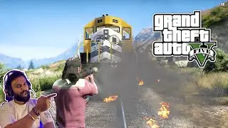 GTA 5 - Michael Underwater Nuclear Mission 💣 | Train vs Rocket Launcher 🚄💥 | Found ALIENS on Hills 👽