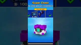 super chest opening for the harsh punisher. #pg3d #pixelgun3d #pixelgun